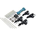 MACHSWON Keyless Entry System with Two 4-Button Remotes & 4 Door Lock Actuators - Central Locking...