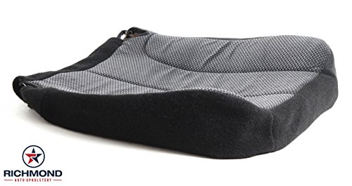 Richmond Auto Upholstery (Compatible With 2003 2004 Dodge Ram 1500 2500 3500 Slt -Driver Side Bottom Cloth Seat Cover Gray #TOP3