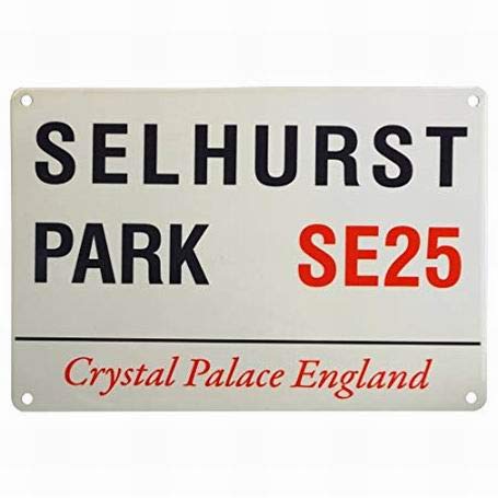 CRYSTAL PALACE F.C. SELHURST PARK SE25 MINI STREET SIGN Retro Vintage 8x12 Tin Metal Sign Wall Decor Home Decor