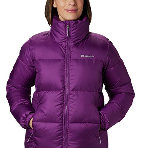 Columbia Jaqueta feminina Puffect com ameixa, grande