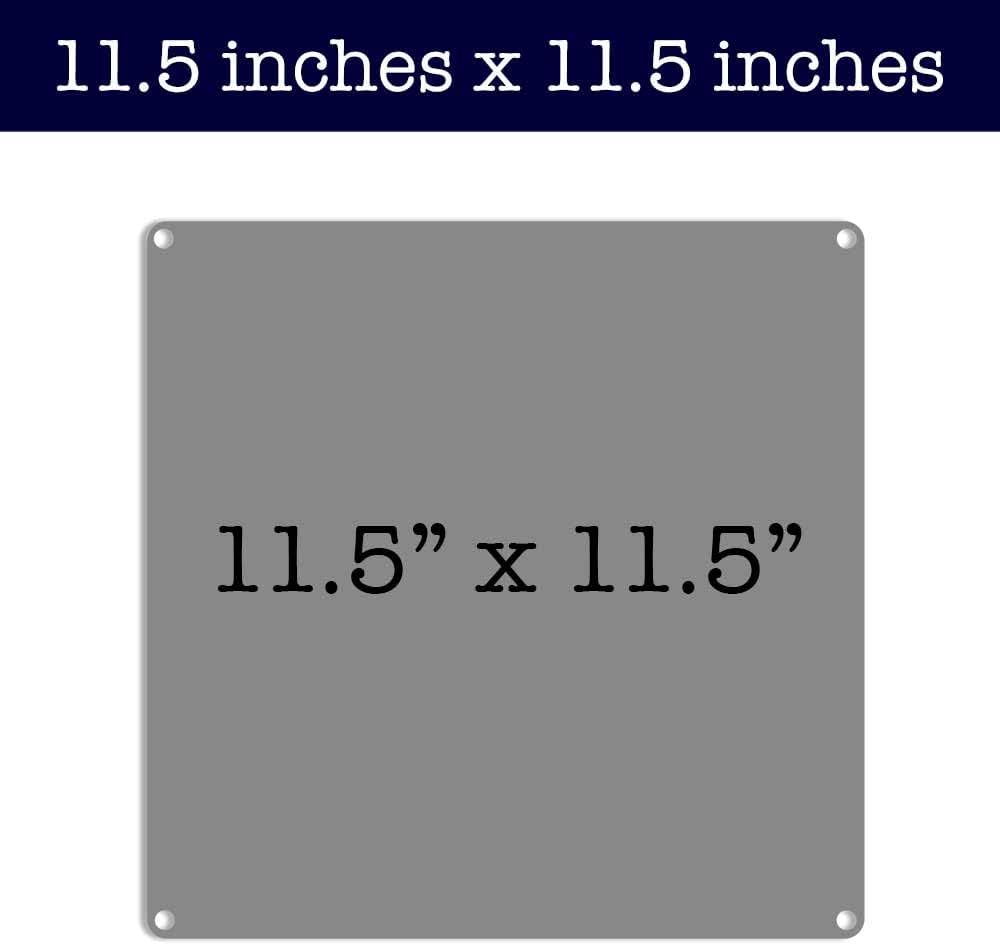 Funny Sewing Room Decor, 11.5 x 11.5 Inch Aluminum Sign with Seam Ripper, If You See Me with This Run, Gifts for Quilter, Seamstress, Tailor, Dressmaker AL-1212-RK3257