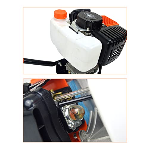 Miniatura 7 de NOLANTISI Excavadora de agujeros de poste de barrena de 72 CC, taladro de 2 tiempos alimentado a gas con 3 brocas de taladro (4 pulgadas, 6 y 8