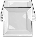 Ideas para usar - Nuestro set es perfecto para usar en bodas, cenas de gala, fiestas premium, fiestas de compromiso y eventos de catering. La lista es infinita. Súper bonito y práctico a la vez - Ahorrando horas en el lavado, etc. Nuestros platos son el artículo ideal para usar.