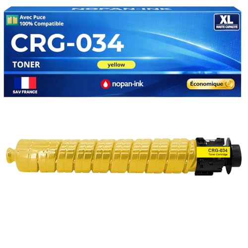 Cartouche CRG034 jaune haute capacité pour Canon imageRUNNER C1225