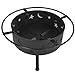 Best Choice Products 30in Outdoor Patio Fire Pit BBQ Grill Fire Bowl Fireplace w/Star Design - Black