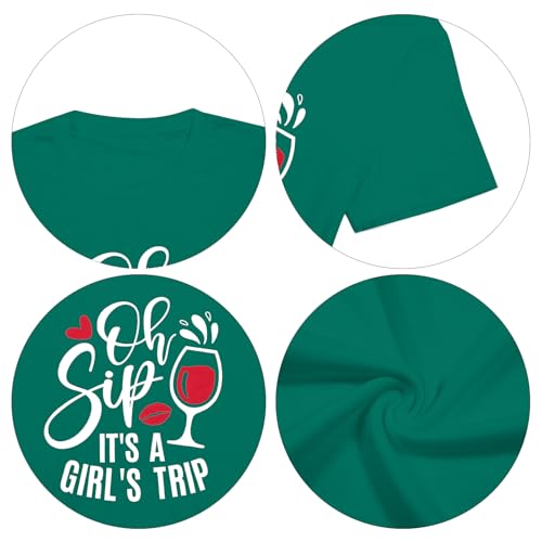 Image of Girls Trip Shirts for Women 2026 Girl Vacation Weekend Matching Tshirts Summer Vacay Mode Graphic Tees