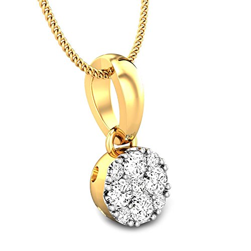 Candere By Kalyan Jewellers Gold and Diamond Pendant for Women - Image 2