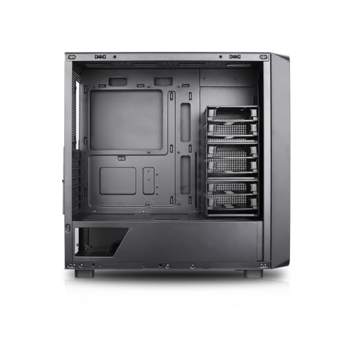 Image of Rosewill Helium NAS Duo | ATX Mid Tower Computer Case | Mesh Panel | 4 x 140mm PWM Fan | Support 8 x 3.5 HDD | ATX, Micro ATX, Mini-ITX Motherboard Compatible | 360mm AIO Supported | USB 3.2 Type-C |