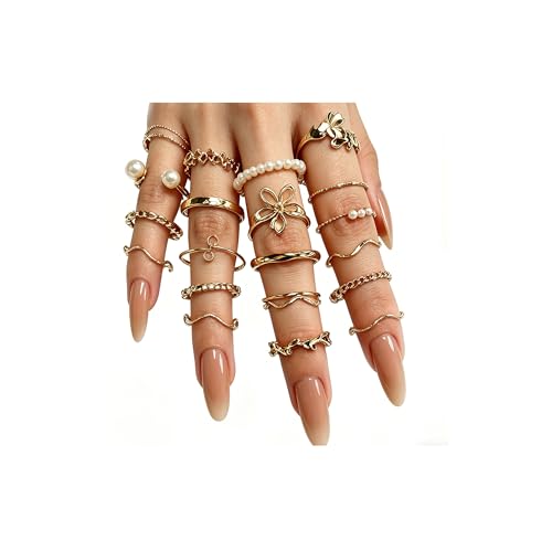 Grosses bagues dorées qui ne ternissent pas bague réglable acier inoxydable