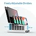 Unitek Adjustable Universal Multi Device Organizer Dock Stand Holder Compatible for iPhone, iPad, Kindle, Fire Tablet, Samsung Galaxy, Google Nexus, Pixel, All Electronic Devices-No Charging Port