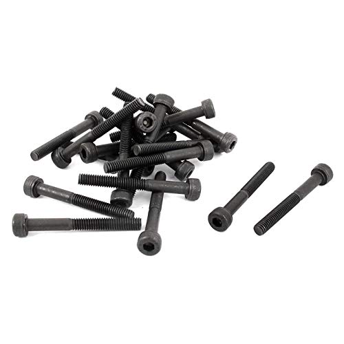 Vis à tête hexagonale M4 anti-jeu demi-filetage 35 mm pour réparations mécaniques stables