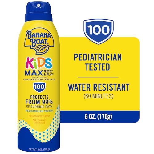 Image of Banana Boat MAX Kids Sunscreen Spray SPF 100, 6 oz
