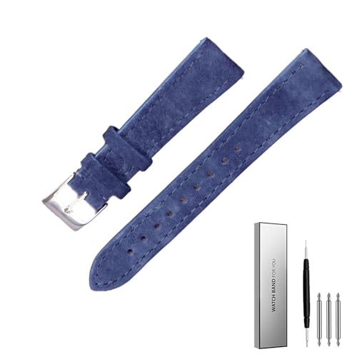 Bande en cuir vintage fait main de 18 à 22 mm pour sublimer votre montre classique