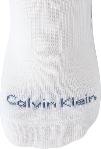 Image of Calvin Klein Womens No Show Socks - 12 Pack Lightweight Cushioned Athletic Tab Low Cut Running Socks for Women