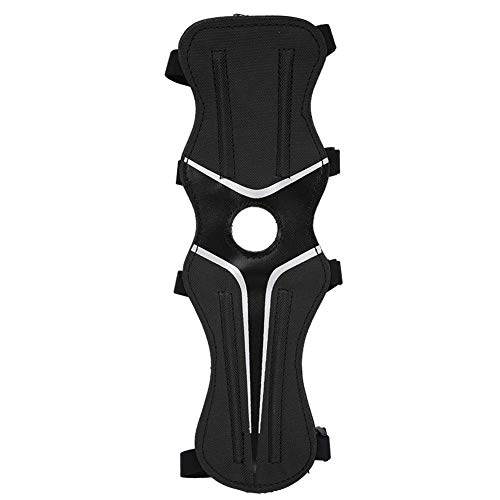 Akozon Nylon 600D Réglable, Protège-Bras équipement de Tir à l'arc de Protection pour Arc de Tir Classique Noir (Noir)