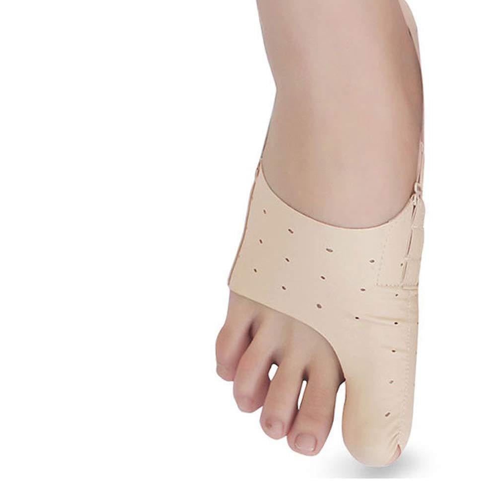 Daumen Valgus Corrector Einstellbarer Druck, Bunion Correctors Rutschfester Verschleiß Atmungsaktive Komfortkorrektur Schmerzlinderung Unisex Beige-Right-S