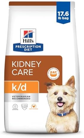 Hill's Prescription Diet k/d Kidney Care Dry Dog Food, Chicken, 1...