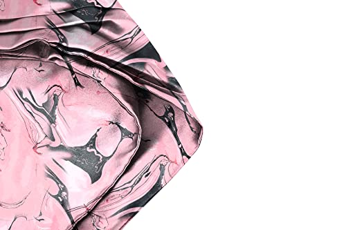 Image of BLACKSMITH Jacquard Microfiber Neckwear Ascot and Matching Pocket Square Set for Men