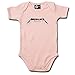 Metallica (Logo) - Baby Body Farbe Hellrosa - schwarz, Größe 68/74