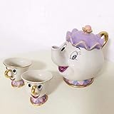 El té de cerámica con tetera captura la verdadera fragancia del té y puede mantener el color, la fragancia y el sabor del té durante mucho tiempo. Es muy adecuado para entretener a los invitados, es muy elegante para ponerlo sobre la mesa.