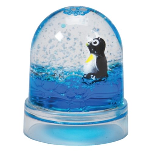 Penguin Liquid Snow Dome - Small 2" #TOP16