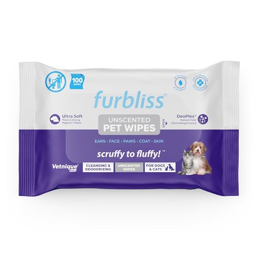 Vetnique Labs Furbliss Hygienic Cat Wipes