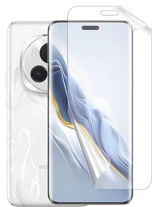 Image of BLACKSHEEP Matte Screen Protector for Honor Magic 6 Pro (Pack of 1) Membrane Case Friendly Full Edge to Edge Screen Coverage & Installation Kit