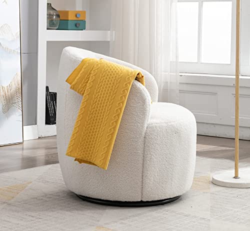 Sillón Plegable Redondo Blanco miniatura 2