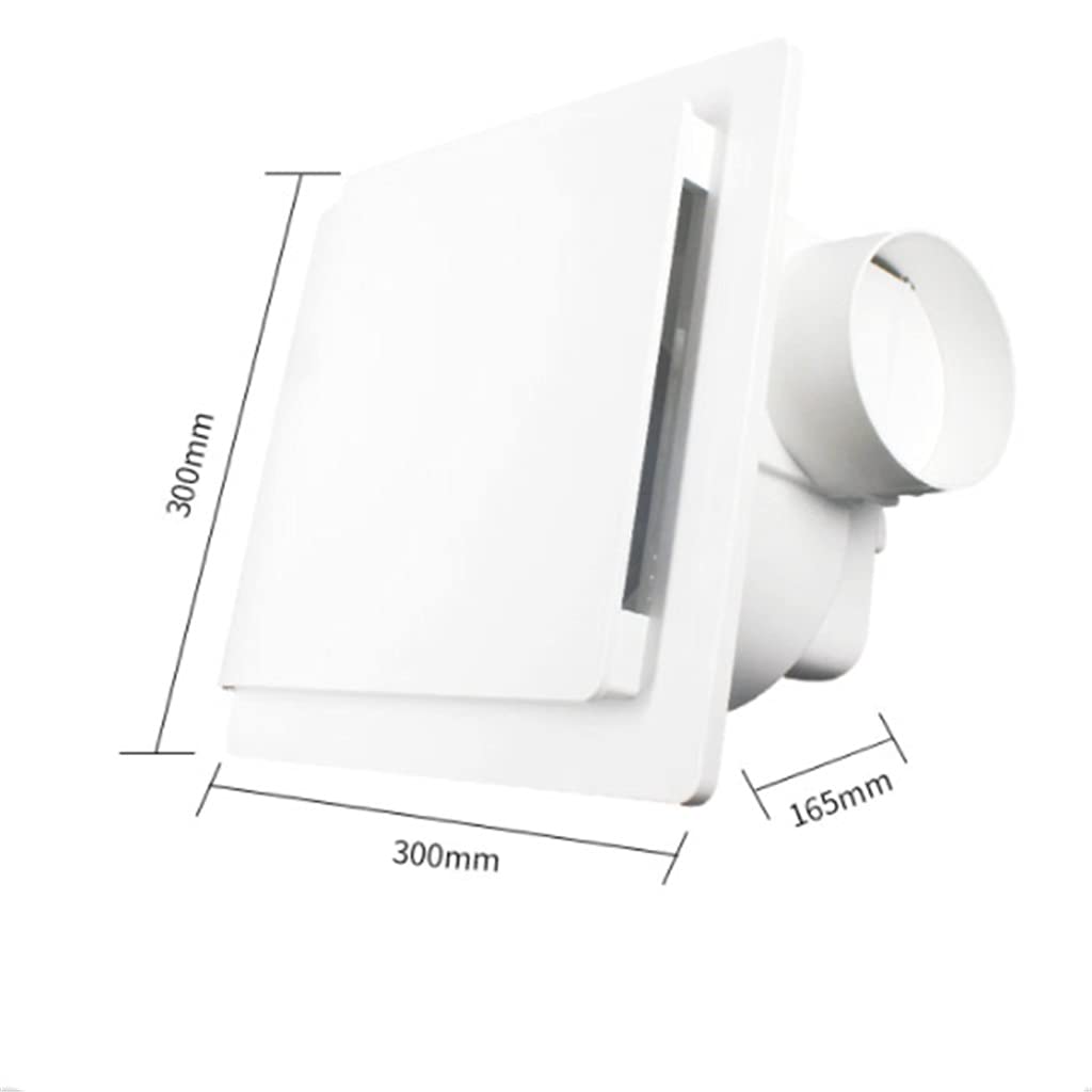 Extractor de baño, Extractor de Cocina con conducto, Tipo Techo con válvula de retención, recirculación antiaire de 8 Pulgadas