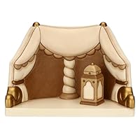 Thun - Vorhang Heilige Könige - Keramik - Kollektion Klassische Krippe - 18,4 x 9,5 x 12,7 cm