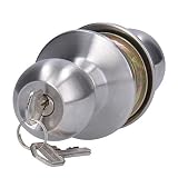 Prolok 21POP Pomo cilíndrico bola para constructora función entrada, acero inoxidable, llave std