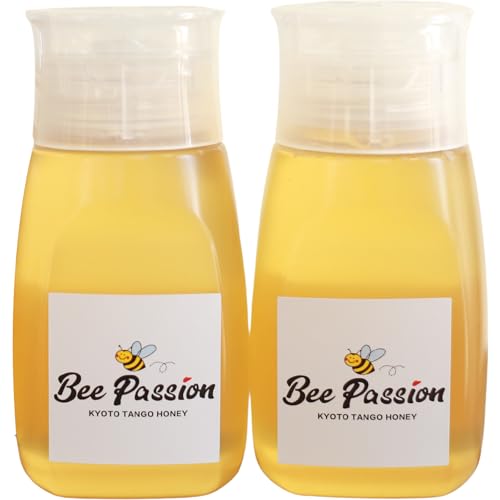 森の百花蜜 純粋天然ハチミツ 300g ボトル 2本セット 合計600g KYOTOTANGOHONEY 国産 非加熱 純粋 はちみつ ハニー 京都府 京丹後市