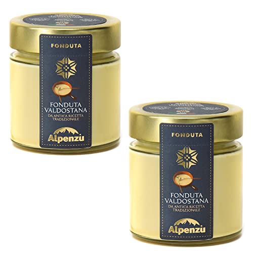 Fonduta di Fontina Valle d'Aosta 230 G - due vasetti di vetro