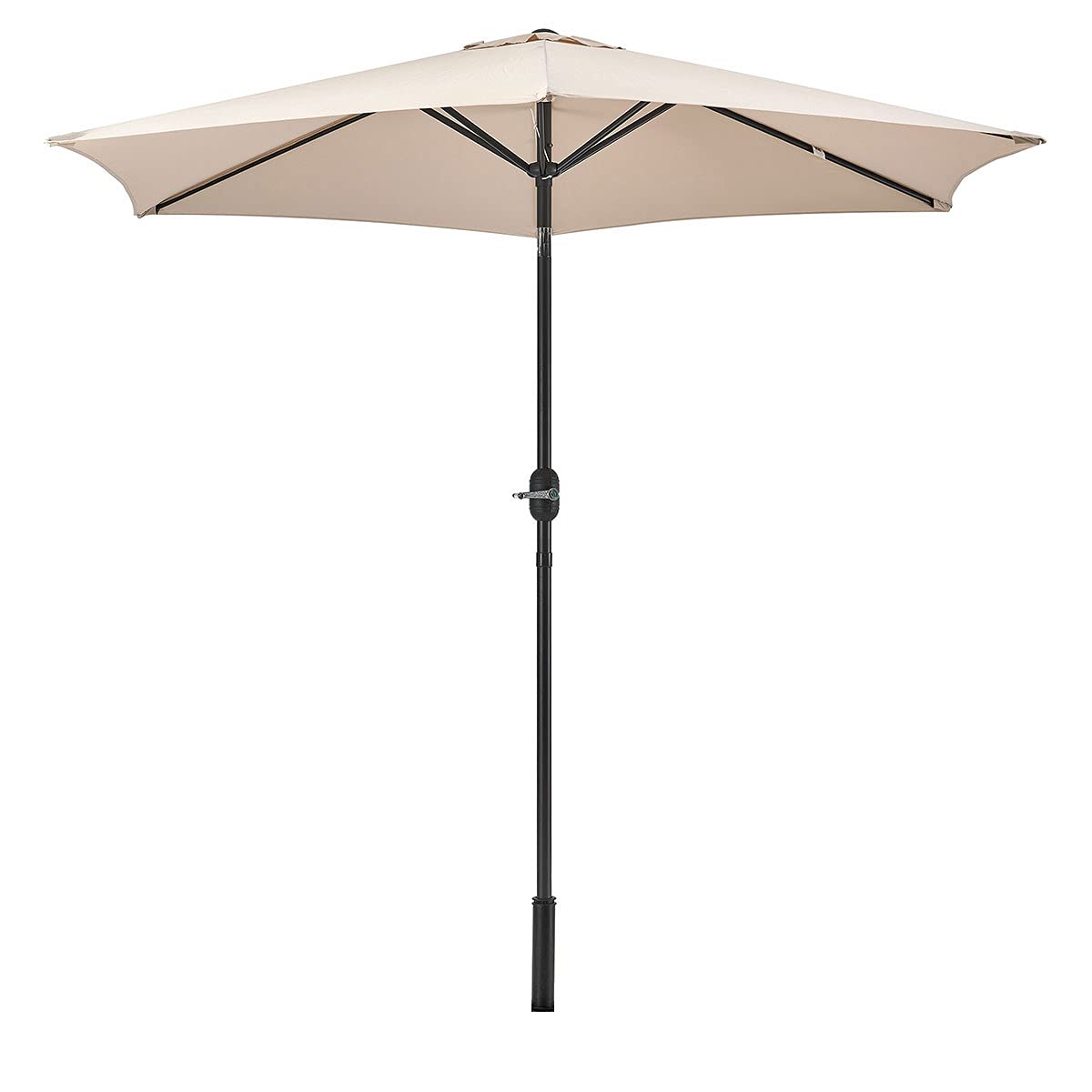 Buy LIVIVO 2.7M Garden Parasol Umbrella with Winding Crank Handle and