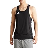 [アディダス] ランニング タンクトップ アディゼロ エッセンシャルズ ランニングシングレット JTT47 メンズ ブラック(IM8586) J/L