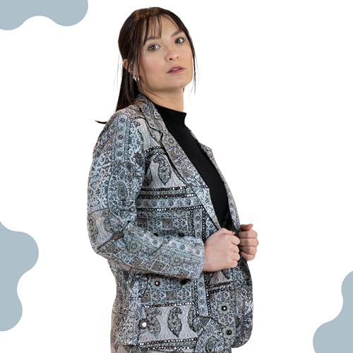 Womens Suits 2 Piece Set Business Casual - Mirror Work Blazers with Sleek Trouser - 2 Piece Sets for Women Fall Dressy3