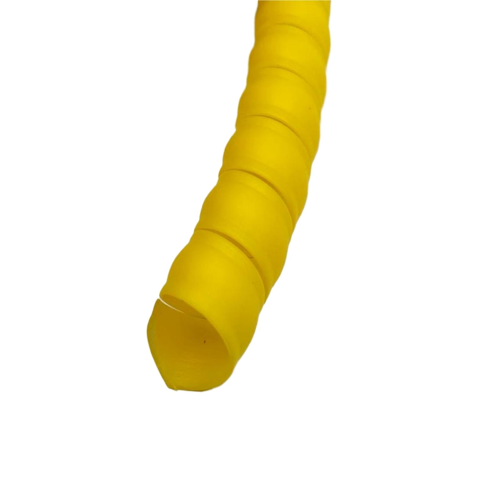 Guaina for cavo flessibile da 1 metro | Realizzata in polipropilene Protezione avvolgente a spirale for casa e ufficio(Yellow,ID 50mm)