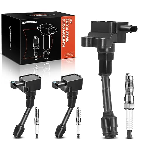 A-Premium �C�O�j�b�V�����R�C���p�b�N�ƃC���W�E���X�p�[�N�v���O 3�Z�b�g Ford Focus 2015-2018 Fiesta 2014-2017 EcoSport 2018-2020 1.0L �����p # NGK93593