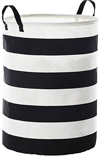 Kids Laundry Basket Collapsible Hamper, 22 Inches Tall Large Fabric Dirty Clothes Hampers for Bedroom, Nursery Baby Hamper