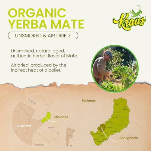 Kraus Organic Yerba Mate Pure Leaf