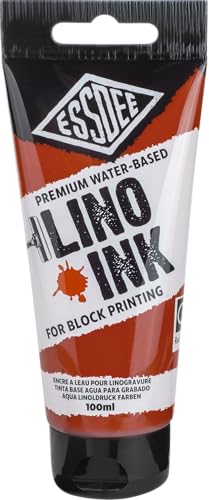 Essdee Block Printing Ink Burnt Sienna 100ml