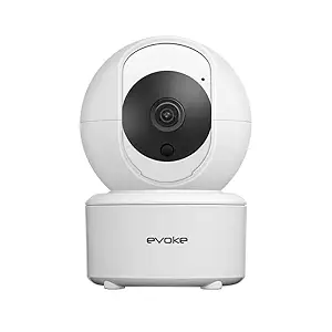 Evoke Hi Tech 360 Degree 1080p WiFi Smart Security Camera, Pan/Tilt, 2-Way Audio, Night Vision, Full HD WiFi Home CCTV Camera