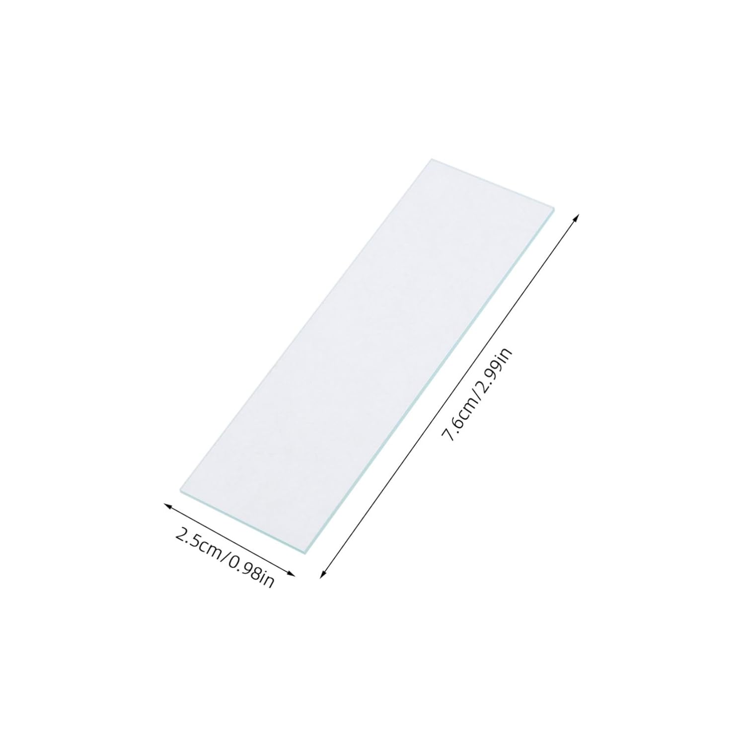300pcs Microscope Slides Ground Edges Pre-Cleaned Cover Glasses Long-Term Storage Fit for Biological Samples School Lab Essentials