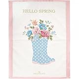 boutique greengate paris Diseño encantador GreenGate Josefina Summer - Paño de cocina (70 x 50 cm), color blanco