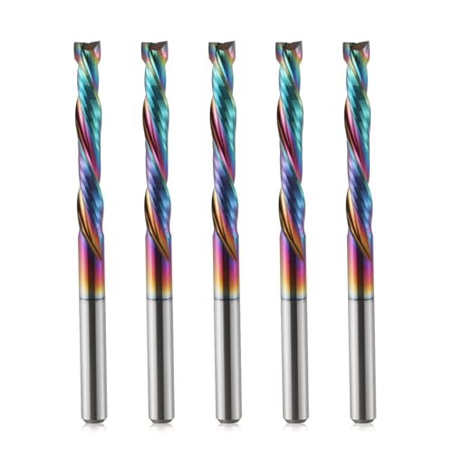 Herramientas de corte CNC de 3,175 mm con geometría espiral de alta resistencia