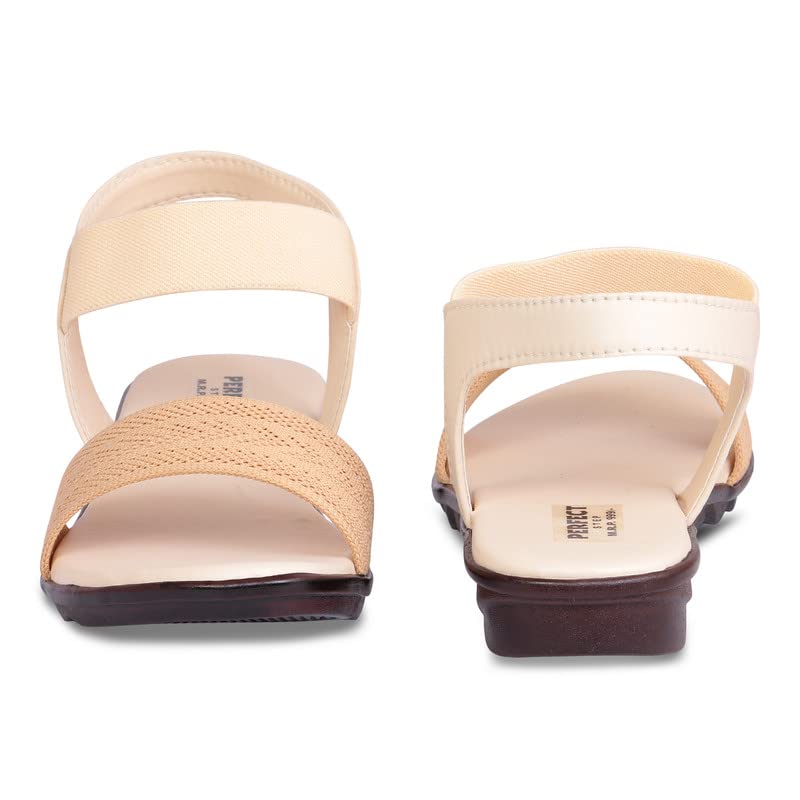 Image of Womens Stylish Fashion Fancy & Office wear Sandals, Comfortable Casual Open Toe Flats Slipper for Women's /Girls, Durable Design, Suitable for Summer & Winter, Wedges Sizes 3UK - 8UK