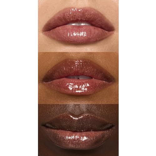 Image of e.l.f. Glow Reviver Lip Oil, Nourishing and Hydrating with High-Shine Glimmer Finish & Sheer Wash Of Color, Minty Scent, Non-Sticky, Vegan & Cruelty-free, Chocoluxe