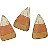 Primitivest by kathy wooden candy corn 3 tall set of 6  urban country home decor