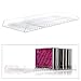 TWTCZOZ CD Holder Acrylic 25 Standard Capacity Music Collection CD Storage Rack