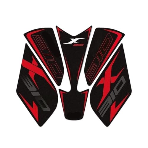 Coussinet réservoir moto antidérapant et autocollants de protection pour Zontes 310X
